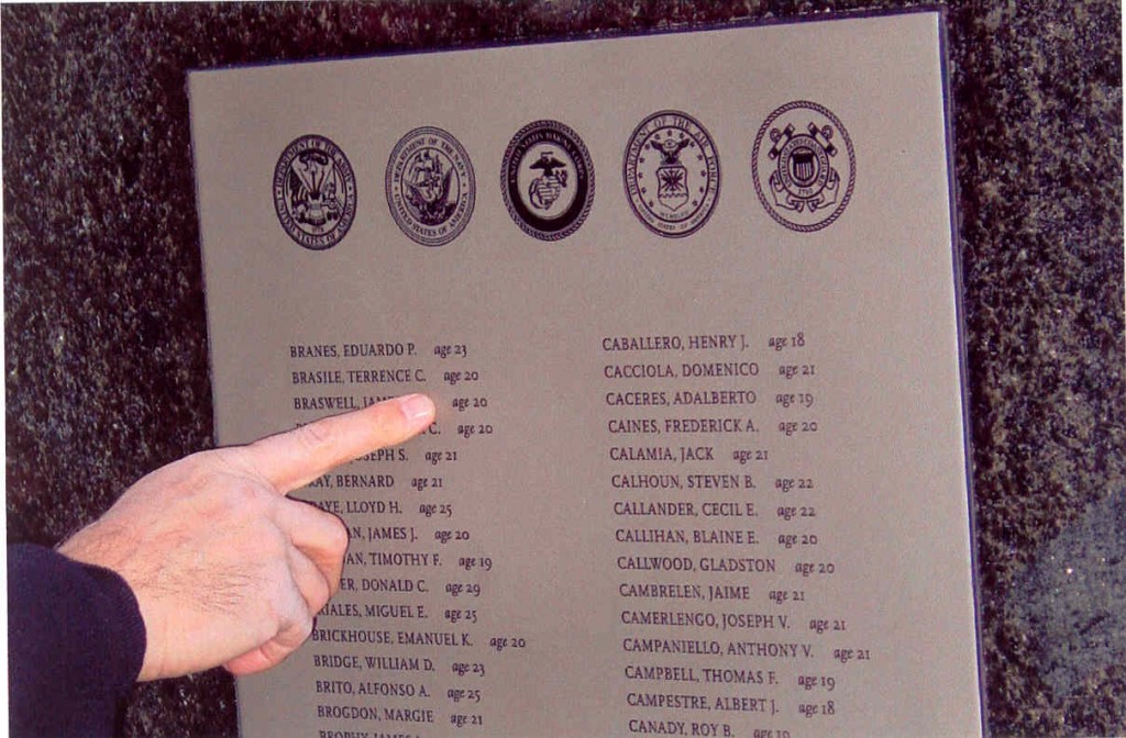 NYC Vietnam Veteran Plaza Walk of Honor plaques