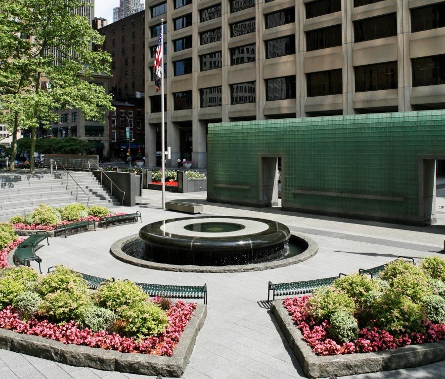 Reflecting Fountain at the NYC Vietnam Veterans Plaza