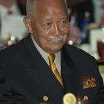 Former NYC Mayor David Dinkins attends the luncheon to honor his friend Police Commissioner Ray Kelly.