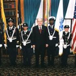 2005 Honoree of the Year former NYC Mayor Rudy Giuliani and Color Guard.