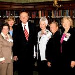 2007 Honoree of the Year Former NYC Mayor Ed Koch with nurses who served in Vietnam.