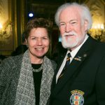 Commissioner of Veterans Affairs Loree Sutton and National President of the Vietnam Veterans of America John Rowan