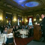 Honoree General Jack Keane delivers speech at luncheon